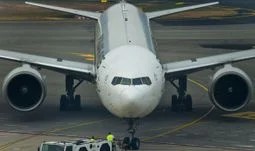  a plane leaving Singapore