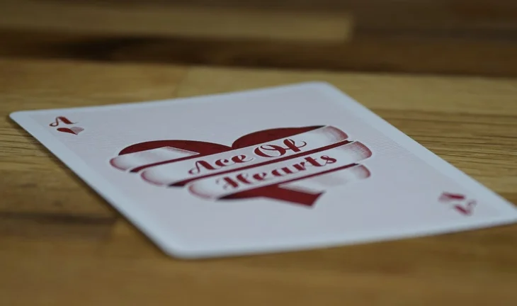 ace of hearts playing card