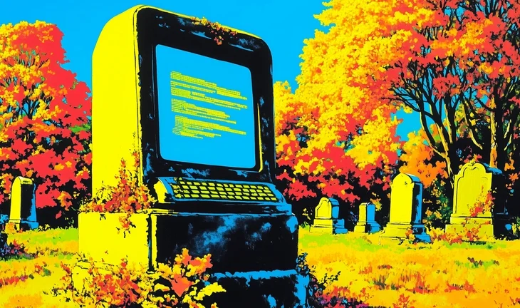 Computer Gravestone