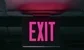 a sign that says exit